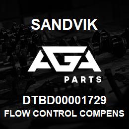DTBD00001729 Sandvik FLOW CONTROL COMPENSATOR | AGA Parts