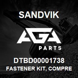 DTBD00001738 Sandvik FASTENER KIT, COMPRESSOR GROUP | AGA Parts