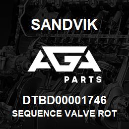 DTBD00001746 Sandvik SEQUENCE VALVE ROT | AGA Parts