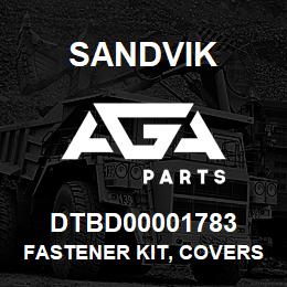 DTBD00001783 Sandvik FASTENER KIT, COVERS SUPPORT | AGA Parts