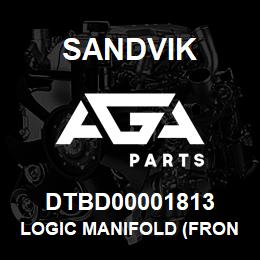 DTBD00001813 Sandvik LOGIC MANIFOLD (FRONT) FEED/ROT/TI | AGA Parts