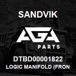 DTBD00001822 Sandvik LOGIC MANIFOLD (FRONT) ROT LOCK | AGA Parts