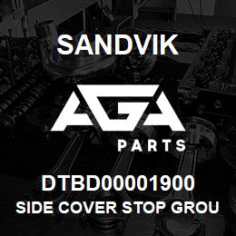 DTBD00001900 Sandvik SIDE COVER STOP GROUP | AGA Parts