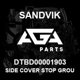 DTBD00001903 Sandvik SIDE COVER STOP GROUP | AGA Parts
