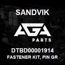 DTBD00001914 Sandvik FASTENER KIT, PIN GROUP | AGA Parts