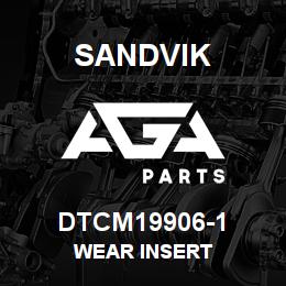 DTCM19906-1 Sandvik WEAR INSERT | AGA Parts
