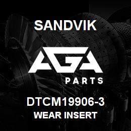 DTCM19906-3 Sandvik WEAR INSERT | AGA Parts