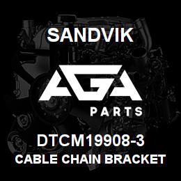 DTCM19908-3 Sandvik CABLE CHAIN BRACKET | AGA Parts