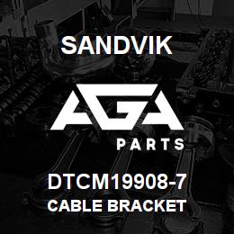 DTCM19908-7 Sandvik CABLE BRACKET | AGA Parts