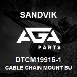 DTCM19915-1 Sandvik CABLE CHAIN MOUNT BULKHEAD | AGA Parts
