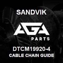 DTCM19920-4 Sandvik CABLE CHAIN GUIDE | AGA Parts