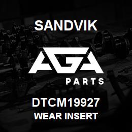 DTCM19927 Sandvik WEAR INSERT | AGA Parts
