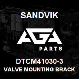 DTCM41030-3 Sandvik VALVE MOUNTING BRACKET | AGA Parts