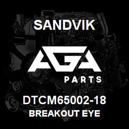 DTCM65002-18 Sandvik BREAKOUT EYE | AGA Parts