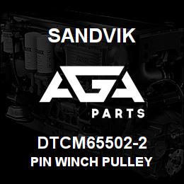 DTCM65502-2 Sandvik PIN WINCH PULLEY | AGA Parts