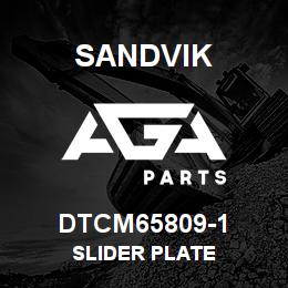 DTCM65809-1 Sandvik SLIDER PLATE | AGA Parts