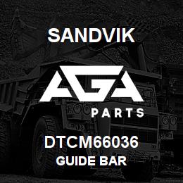 DTCM66036 Sandvik GUIDE BAR | AGA Parts