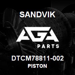 DTCM78811-002 Sandvik PISTON | AGA Parts
