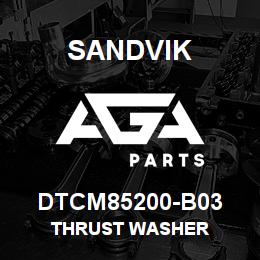 DTCM85200-B03 Sandvik THRUST WASHER | AGA Parts