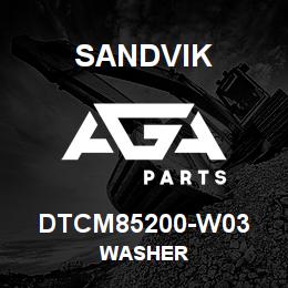 DTCM85200-W03 Sandvik WASHER | AGA Parts