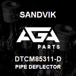 DTCM85311-D Sandvik PIPE DEFLECTOR | AGA Parts