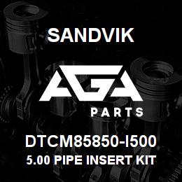 DTCM85850-I500 Sandvik 5.00 PIPE INSERT KIT CAROUSEL | AGA Parts