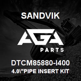DTCM85880-I400 Sandvik 4.0"PIPE INSERT KIT,CAROUSEL | AGA Parts