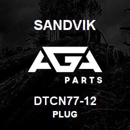 DTCN77-12 Sandvik PLUG | AGA Parts
