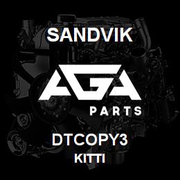 DTCOPY3 Sandvik KITTI | AGA Parts