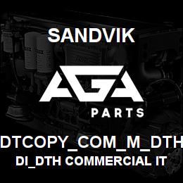 DTCOPY_COM_M_DTH Sandvik DI_DTH COMMERCIAL ITEM/METER | AGA Parts