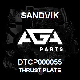 DTCP000055 Sandvik THRUST PLATE | AGA Parts