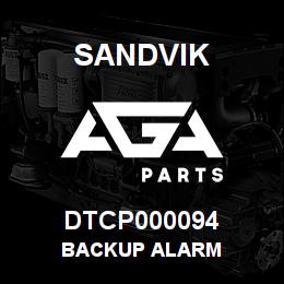 DTCP000094 Sandvik BACKUP ALARM | AGA Parts