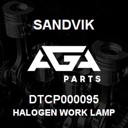 DTCP000095 Sandvik HALOGEN WORK LAMP | AGA Parts