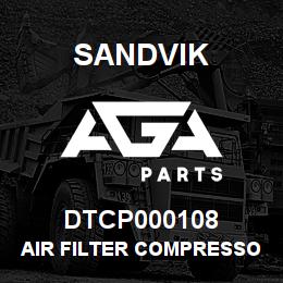 DTCP000108 Sandvik AIR FILTER COMPRESSOR | AGA Parts