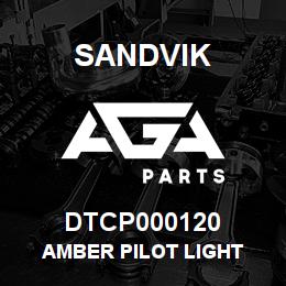 DTCP000120 Sandvik AMBER PILOT LIGHT | AGA Parts