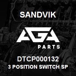 DTCP000132 Sandvik 3 POSITION SWITCH SPRING CENTERED | AGA Parts