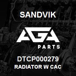 DTCP000279 Sandvik RADIATOR W CAC | AGA Parts