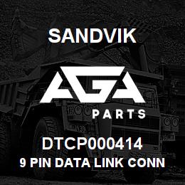 DTCP000414 Sandvik 9 PIN DATA LINK CONNECTOR | AGA Parts