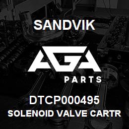 DTCP000495 Sandvik SOLENOID VALVE CARTRIDGE | AGA Parts