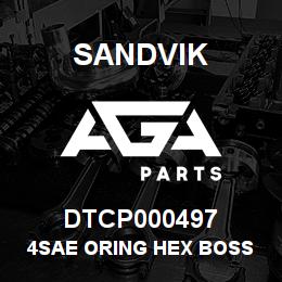 DTCP000497 Sandvik 4SAE ORING HEX BOSS SOCKT PLUG | AGA Parts