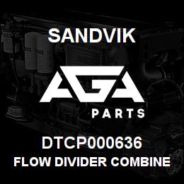 DTCP000636 Sandvik FLOW DIVIDER COMBINER VALVE | AGA Parts