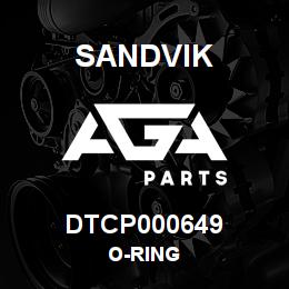 DTCP000649 Sandvik O-RING | AGA Parts