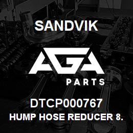DTCP000767 Sandvik HUMP HOSE REDUCER 8.00X5.50 AIR | AGA Parts