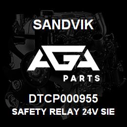 DTCP000955 Sandvik SAFETY RELAY 24V SIEMENS | AGA Parts