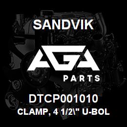 DTCP001010 Sandvik CLAMP, 4 1/2" U-BOLT | AGA Parts