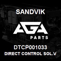DTCP001033 Sandvik DIRECT CONTROL SOL.VALVE | AGA Parts
