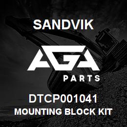 DTCP001041 Sandvik MOUNTING BLOCK KIT | AGA Parts