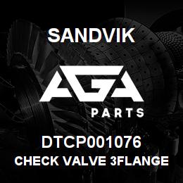 DTCP001076 Sandvik CHECK VALVE 3FLANGE 61 | AGA Parts