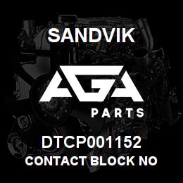 DTCP001152 Sandvik CONTACT BLOCK NO | AGA Parts