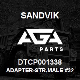 DTCP001338 Sandvik ADAPTER-STR,MALE #32 ORB TO | AGA Parts